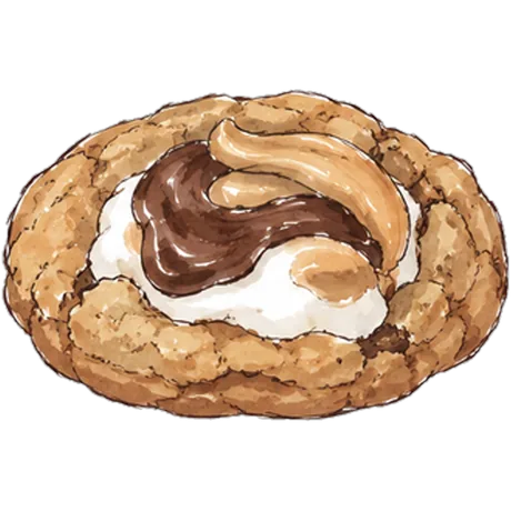 Nutella PB Fluff cookie